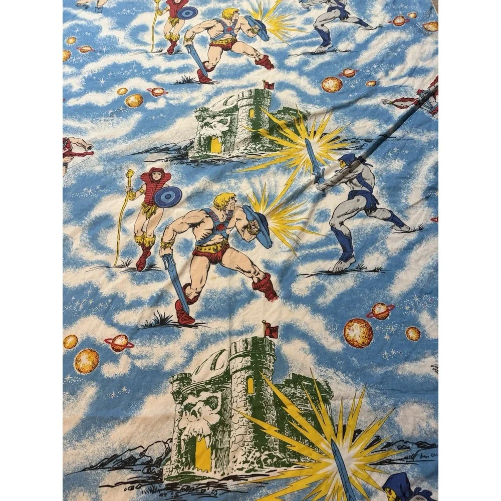 He-Man &‎ The Masters of the Universe 1983 Queen Duvet Cover Vintage 1983 84x64